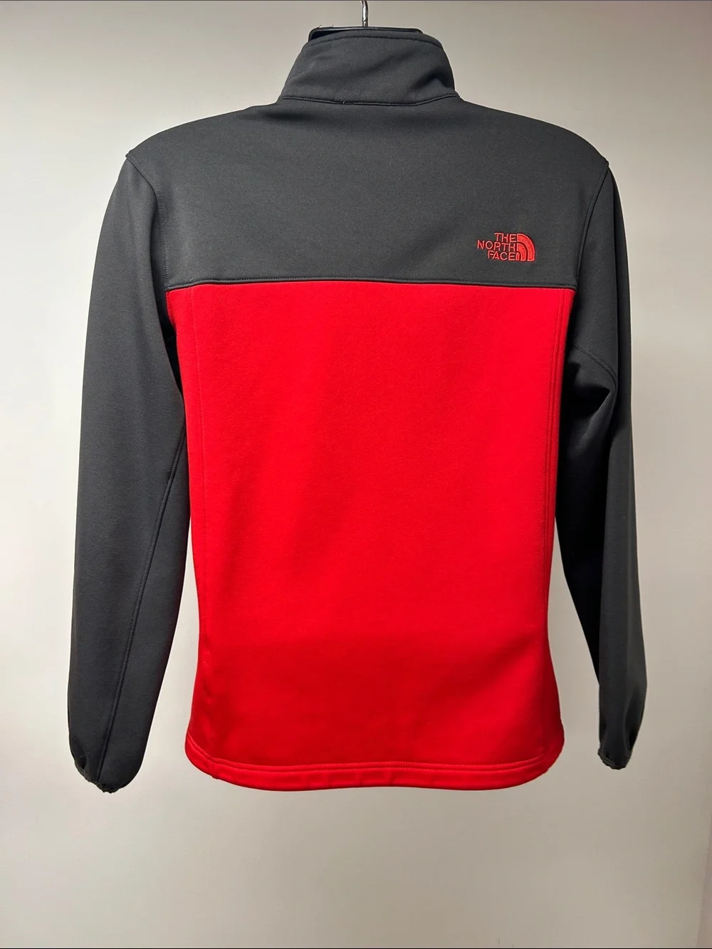 The North Face Red and Black Full-Zip Performance Fleece Jacket